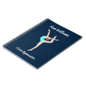 Vrouw Gymnast Notitieboek (Linkerzijde)