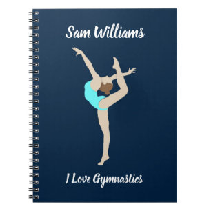 Vrouw Gymnast Notitieboek