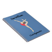 Vrouw Gymnast Notitieboek (Rechterzijde)