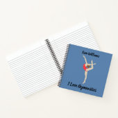 Vrouw Gymnast Notitieboek (Binnen)