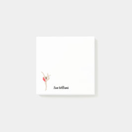 Vrouw Gymnast Post-it® Notes