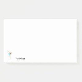 Vrouw Gymnast Post-it® Notes