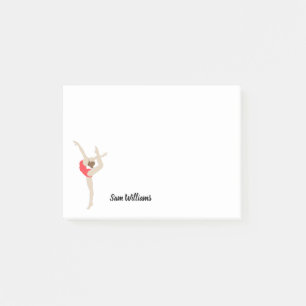 Vrouw Gymnast Post-it® Notes