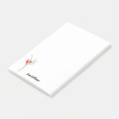 Vrouw Gymnast Post-it® Notes (Schuin)