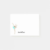 Vrouw Gymnast Post-it® Notes (Voorkant)