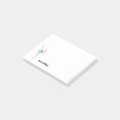 Vrouw Gymnast Post-it® Notes (Schuin)