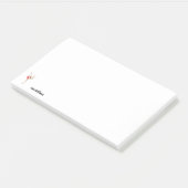 Vrouw Gymnast Post-it® Notes (Schuin)