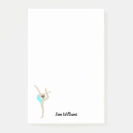 Vrouw Gymnast Post-it® Notes