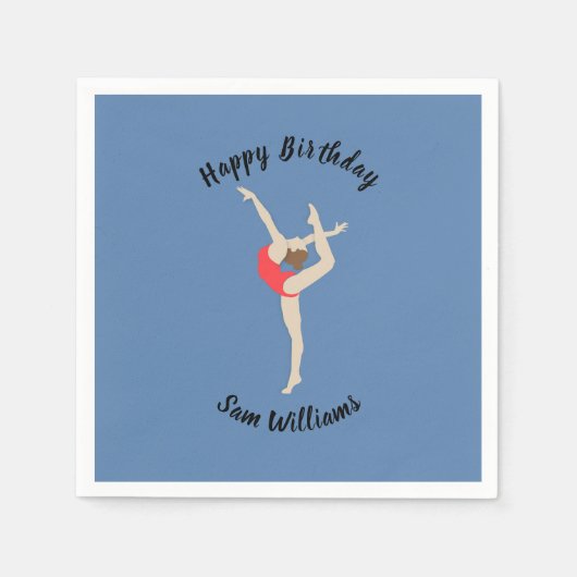 Vrouw Gymnast Servet (Voorkant)
