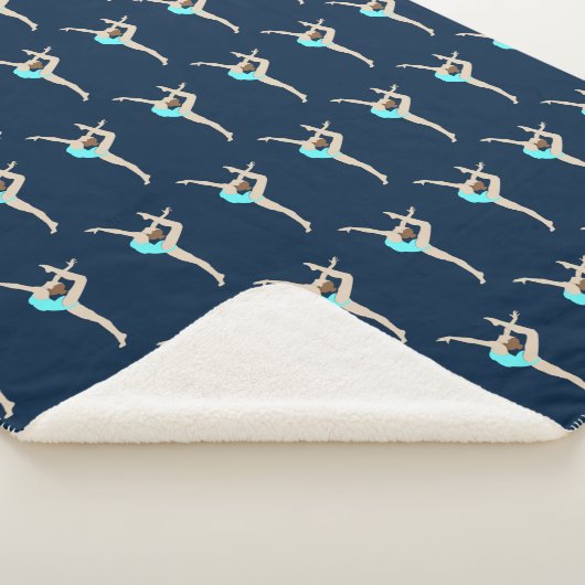 Vrouw Gymnast Sherpa Deken (3/4)