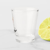 Vrouw Gymnast Shot Glas (Rechts)