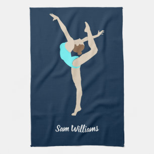 Vrouw Gymnast Theedoek
