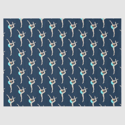 Vrouw Gymnast Tissuepapier (Voorkant)