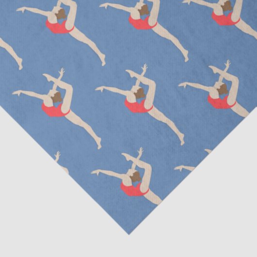 Vrouw Gymnast Tissuepapier (Detail)