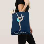 Vrouw Gymnast Tote Bag (Dichtbij)
