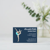 Vrouw Gymnast Visitekaartje (Staand voorkant)