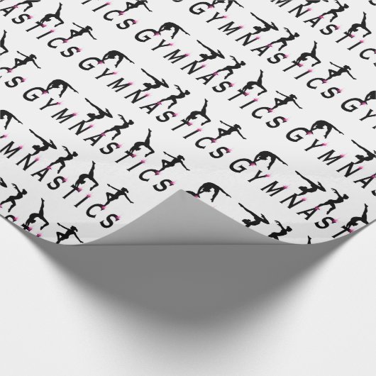 Vrouw Gymnastiek Cadeaupapier (Hoek)