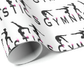 Vrouw Gymnastiek Cadeaupapier (Rol Hoek)