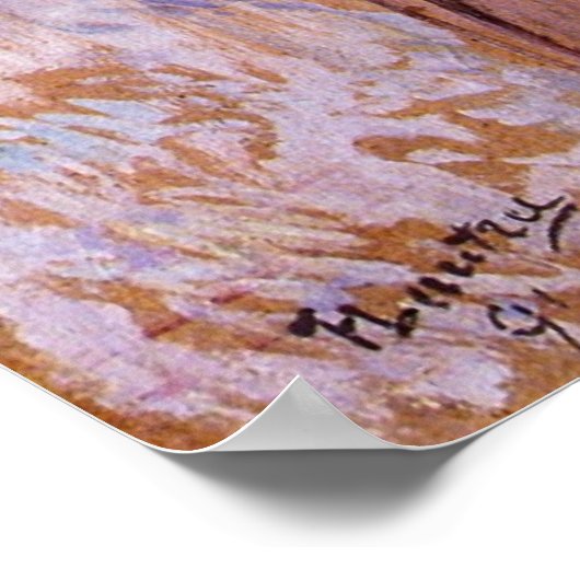 Vrouw Haar haar komt van Toulouse-Lautrec Poster (Hoek)