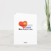 Vrouw Haarstylist-evaluatiedag Kaart (Achterkant)