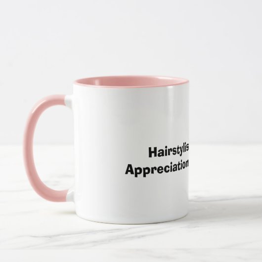 Vrouw Hair Stylist Appreciation Day Mok (Links)