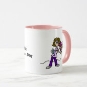 Vrouw Hair Stylist Appreciation Day Mok (Voorkant rechts)