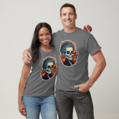 Vrouw Halloween en pompoenen voor Halloween meisje T-shirt (Unisex)
