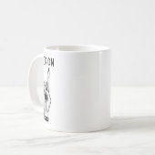 Vrouw-hand-Rocker-gebarentaal Koffiemok (Voorkant links)
