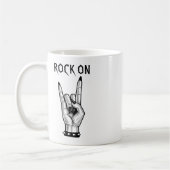 Vrouw-hand-Rocker-gebarentaal Koffiemok (Links)