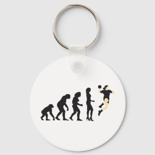 vrouw-handbal sleutelhanger