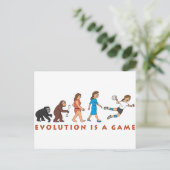 vrouw handballspeler strip briefkaart (Staand voorkant)