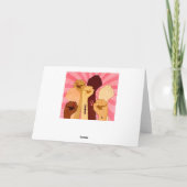 Vrouw handen met vuist opgestaan kaart (Achterkant)