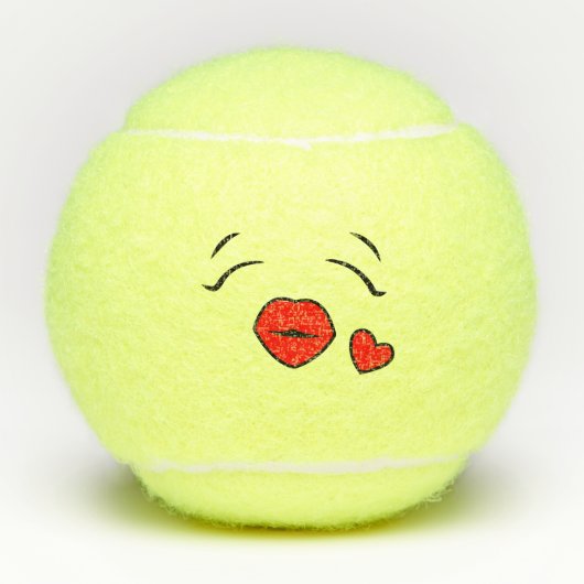 Vrouw Heart Tennisballen (Voorkant)