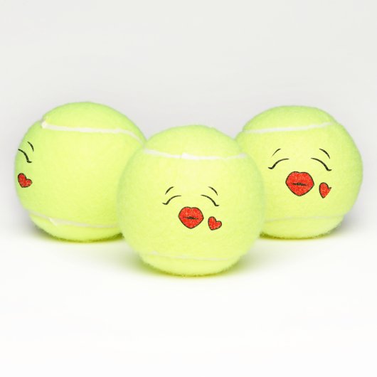 Vrouw Heart Tennisballen (Multi)