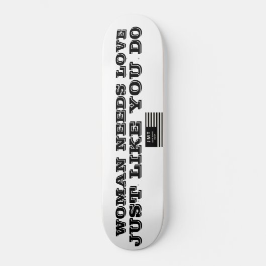Vrouw heeft liefde Skateboard (Voorkant)