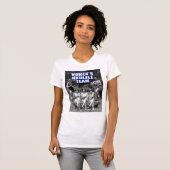 Vrouw-herenteam Dames Micro-Fiber Singlet T-shirt (Voorkant volledig)