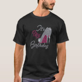 Vrouw Het is mijn geboorte Bling Rhinestone High h T-shirt (Voorkant)