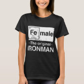 Vrouw Het originele Ironman Chemistry shirt (Voorkant)