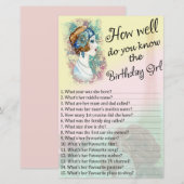  vrouw Hoe goed ken je de verjaardag? (Voorkant / Achterkant)