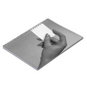 Vrouw Holding-kaart Notitieboek (Linkerzijde)