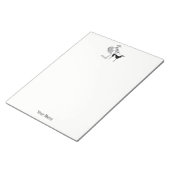 Vrouw-hond-gevuldIn-ArtDeco-Trans-BG-ADD-155 Notitieblok (Schuin)