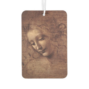 Vrouw hoofd La Scapigliata door Leonardo da Vinci Luchtverfrisser