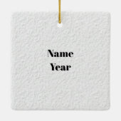 Vrouw House Painter met 3 verfblikjes Ornament (Achterkant)