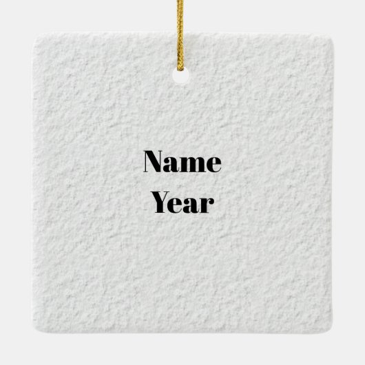 Vrouw House Painter met 3 verfblikjes Ornament (Achterkant)