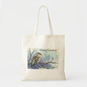 Vrouw House Sparrow Canvas tas (Voorkant)