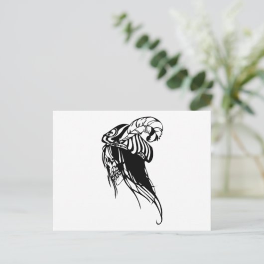 Vrouw Huid Briefkaart (Staand voorkant)