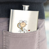 Vrouw I Love Tennis Heupfles (Voorbeeld)