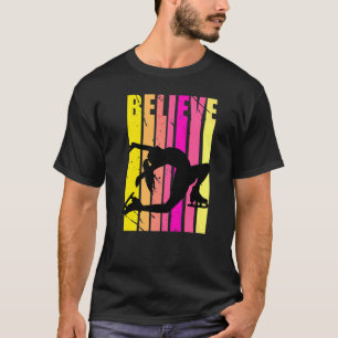 Vrouw ijsschaatscultuur op ijsdanseringsda t-shirt
