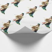 Vrouw - illustratie cadeaupapier (Hoek)