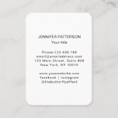 Vrouw Illustratie Energie Heiler Reiki Spirituell Visitekaartje (Achterkant)